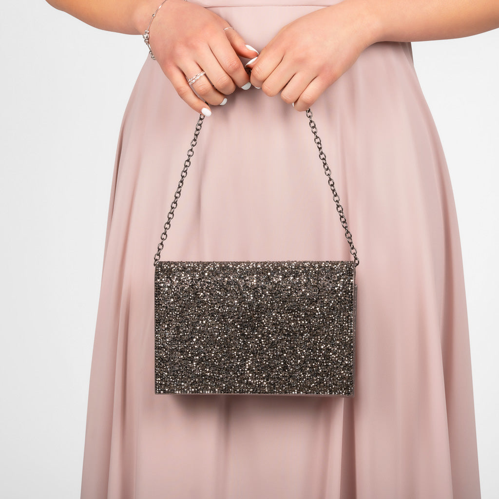 HB-89Q Rhinestone Clutch